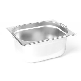 Mehr Produktinformationen Gastrobeh�lter GN 1/2 -150 mit Griffen GASTRO II