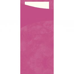 Mehr Produktinformationen Bestecktasche 8,5 x 19 cm Papier Fuchsia (100�Stck)