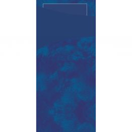 Mehr Produktinformationen Bestecktasche 8,5 x 19 cm Papier Dunkelblau (100�Stck)