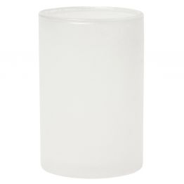 Der farbenfrohe Kerzenhalter aus Glas, eine Erg�nzung f�r einen sch�n gedeckten Tisch Ton in Ton, unterstreicht die Atmosph�re auf Wunsch.