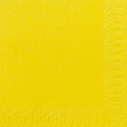 Mehr Produktinformationen Serviette 40 x 40 cm 2-lagig gelb (125�Stck)