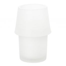 URBAN Kerzenhalter - wei�, Glas schafft eine angenehme Wohnatmosph�re, weicher Deckel, verhindert Ger�usche.