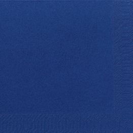 Mehr Produktinformationen Serviette 40 x 40 cm 2-lagig dunkelblau (125�Stck)