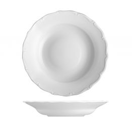 Die Porzellansets der Form VERONA zeichnen sich durch ihre klassische Form und den gepr�gten Rand bei flachen Produkten aus. Das Porzellan eignet sich f�r Wohnungen, H�tten, Chalets, Restaurants und Pensionen.