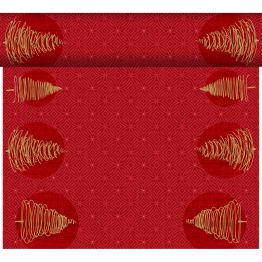 Die Sch�rpe ist eine geeignete Tischdekoration f�r jeden Anlass. Sie erinnert an textiles Material. Die Sch�rpe hat nach 120 cm eine unsichtbare Perforation. Eine gro�e Auswahl an Farben und Schnitten ist erh�ltlich.