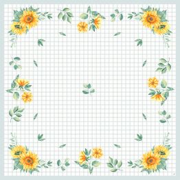 Mehr Produktinformationen Tischtuch 84 x 84 cm Dunicel SUNFLOWER DAY (20�Stck)