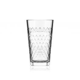 Glas mit dekorativer Oberfl�che